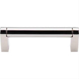 Top Knobs M1255 Pennington Bar Cabinet Pull 3-3/4" Center to Center Polished Nickel