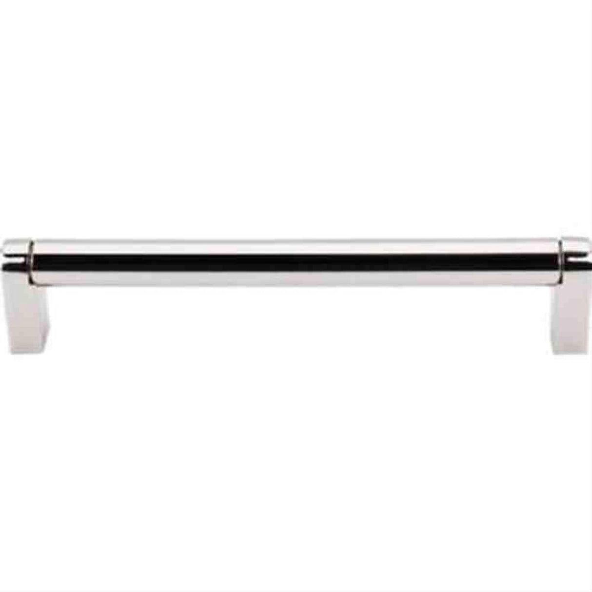 Top Knobs M1257 Pennington Bar Cabinet Pull 6-5/16" Center to Center Polished Nickel