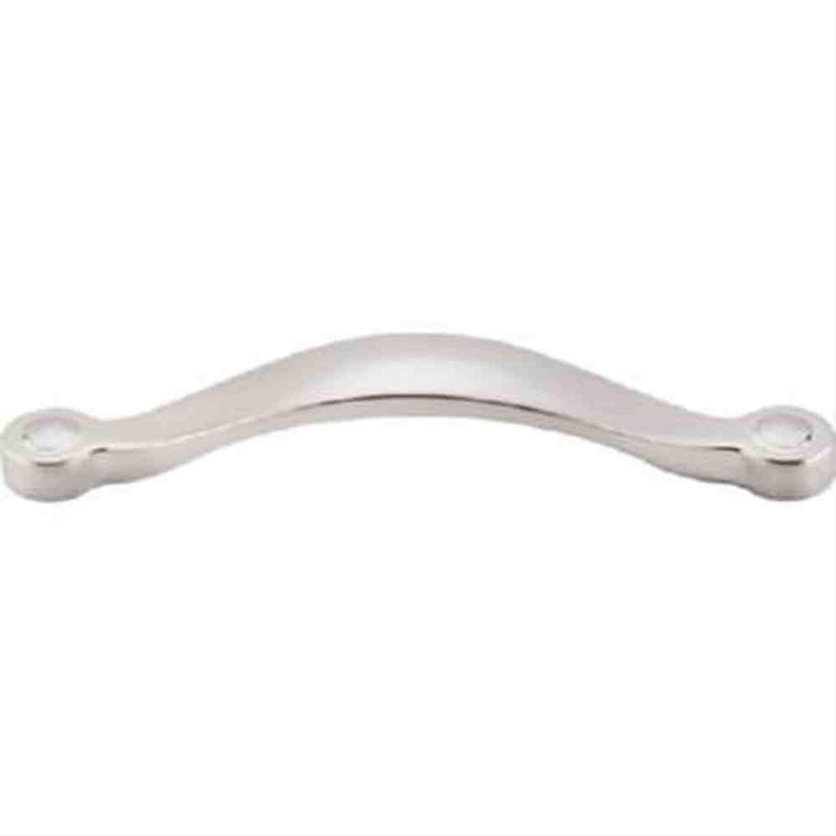 Top Knobs M1262 Saddle Cabinet Pull 5-1/16" Center to Center Brushed Satin Nickel