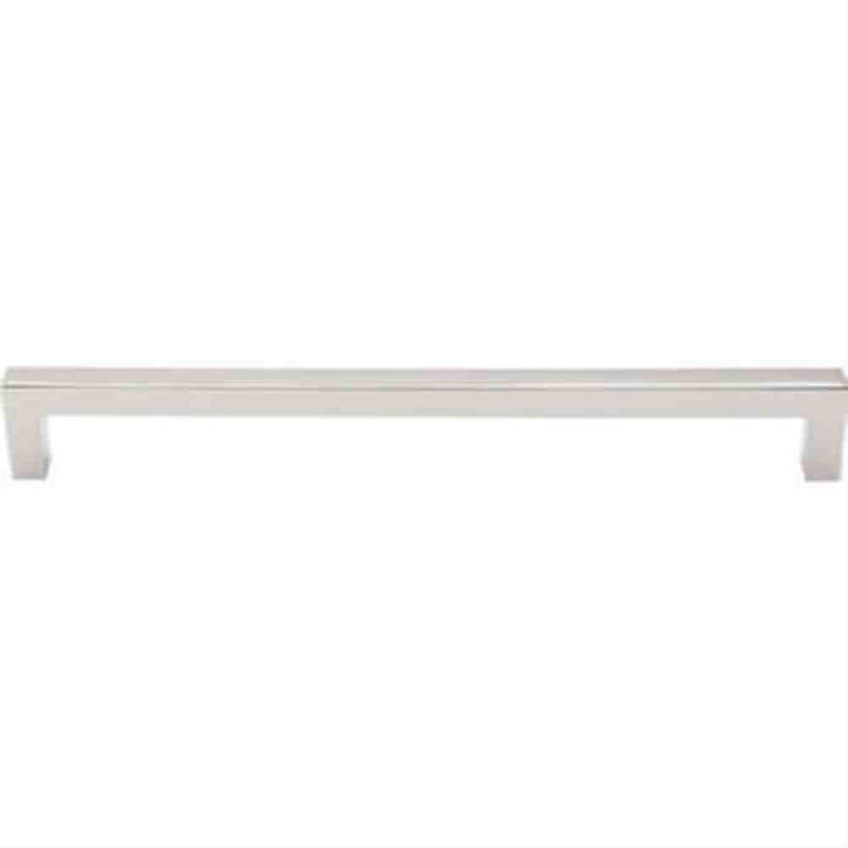 Top Knobs M1286 Square Bar Cabinet Pull 8-13/16" Center to Center Polished Nickel