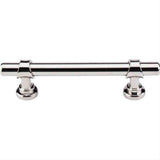 Top Knobs M1289 Bit Cabinet Pull 3-3/4" Center to Center Polished Nickel