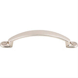 Top Knobs M1295 Arendal 3 3/4" Center to Center Arched Cabinet Pull Polished Nickel