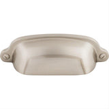Top Knobs M1300 Charlotte 2 9/16" Center to Center Cup Pull Brushed Satin Nickel