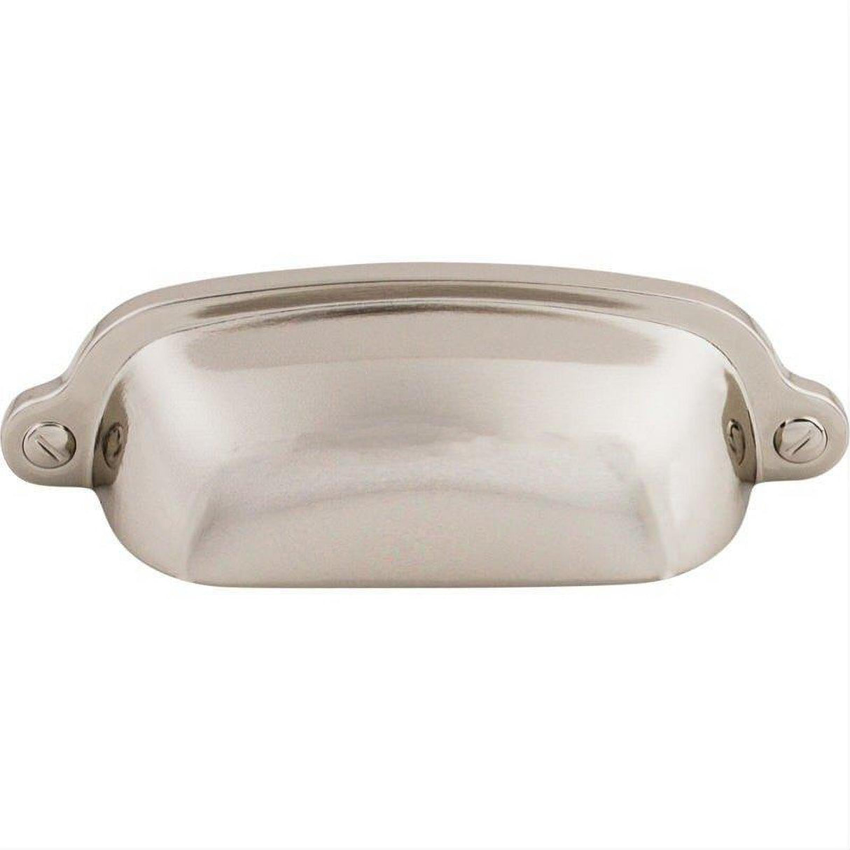 Top Knobs M1301 Charlotte 2 9/16" Center to Center Cup Pull Polished Nickel