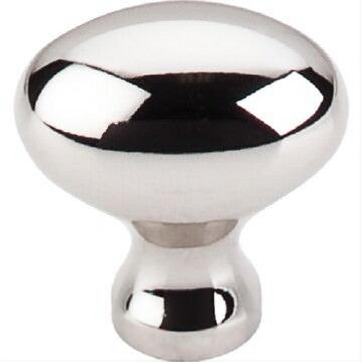 Top Knobs M1305 Egg Cabinet Knob 1-1/4" Polished Nickel