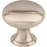Top Knobs M1310 M131 Asbury 15/16" Diameter Mushroom Cabinet Knob Brushed Satin Nickel
