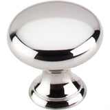 Top Knobs M1311 M131 Asbury 15/16" Diameter Mushroom Cabinet Knob Polished Nickel