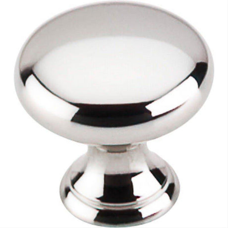 Top Knobs M1311 M131 Asbury 15/16" Diameter Mushroom Cabinet Knob Polished Nickel