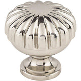 Top Knobs M1319 Melon 1 1/4" Diameter Mushroom Cabinet Knob Polished Nickel