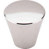 Top Knobs M1322 Cone Cabinet Knob 1-1/16" Polished Nickel