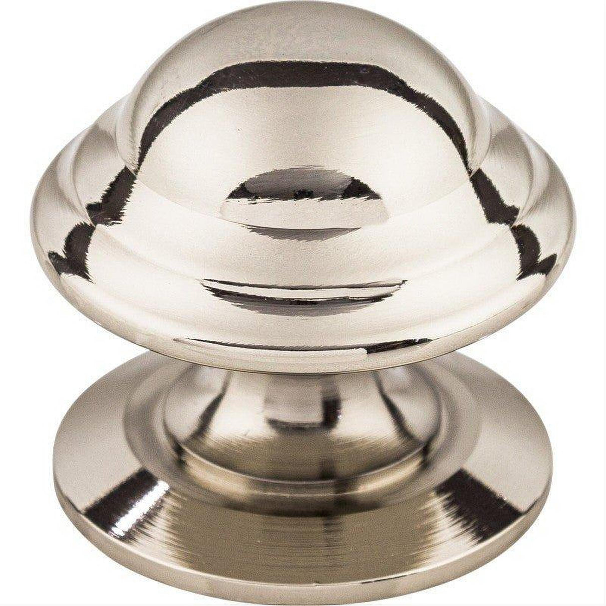 Top Knobs M1324 Empress 1 3/8" Diameter Mushroom Cabinet Knob Polished Nickel