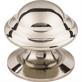 Top Knobs M1324 Empress 1 3/8" Diameter Mushroom Cabinet Knob Polished Nickel