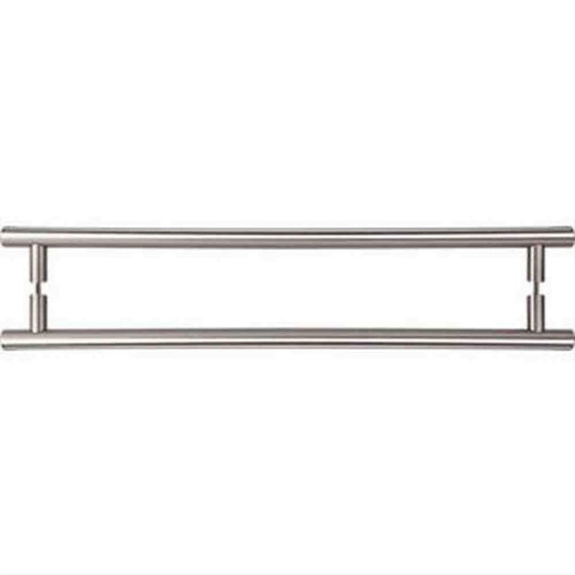 Top Knobs M1331-18 PAIR Hopewell Door Pull Back to Back 18" Center to Center Brushed Satin Nickel