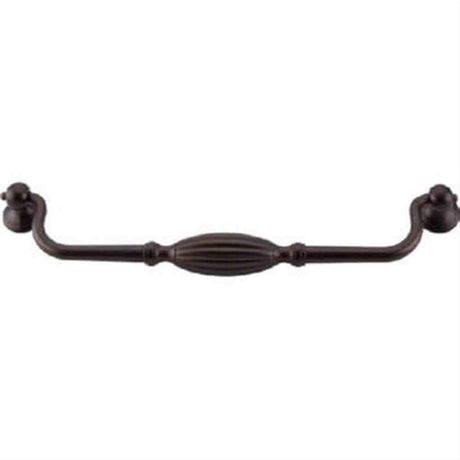 Top Knobs M1337 Tuscany Large Drop Cabinet Pull 8-13/16" Center to Center Oil Rubbed Bronze