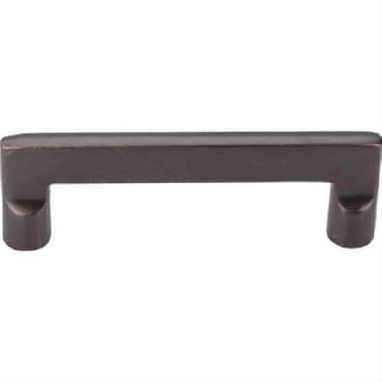 Top Knobs M1362 M1361 Aspen Flat Sided Cabinet Pull 4" Center to Center Medium Bronze