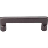 Top Knobs M1362 M1361 Aspen Flat Sided Cabinet Pull 4" Center to Center Medium Bronze
