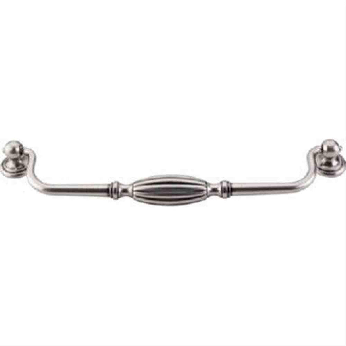 Top Knobs M138 Tuscany Large Drop Cabinet Pull 8-13/16" Center to Center Pewter Antique