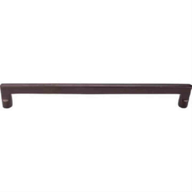 Top Knobs M1383 Aspen Flat Sided Cabinet Pull 18" Center to Center Mahogany Bronze