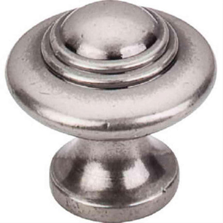Top Knobs M14 Ascot Cabinet Knob 1-1/4" Pewter Antique