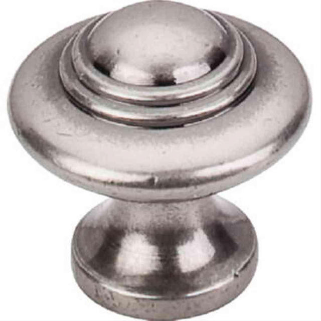 Top Knobs M14 Ascot Cabinet Knob 1-1/4" Pewter Antique