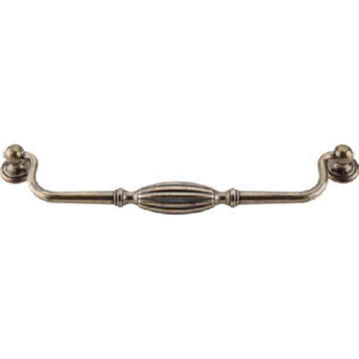 Top Knobs M140 Tuscany Large Drop Cabinet Pull 8-13/16" Center to Center German Bronze