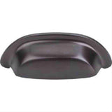 Top Knobs M1412 Aspen Cup Pull 3" Center to Center Medium Bronze