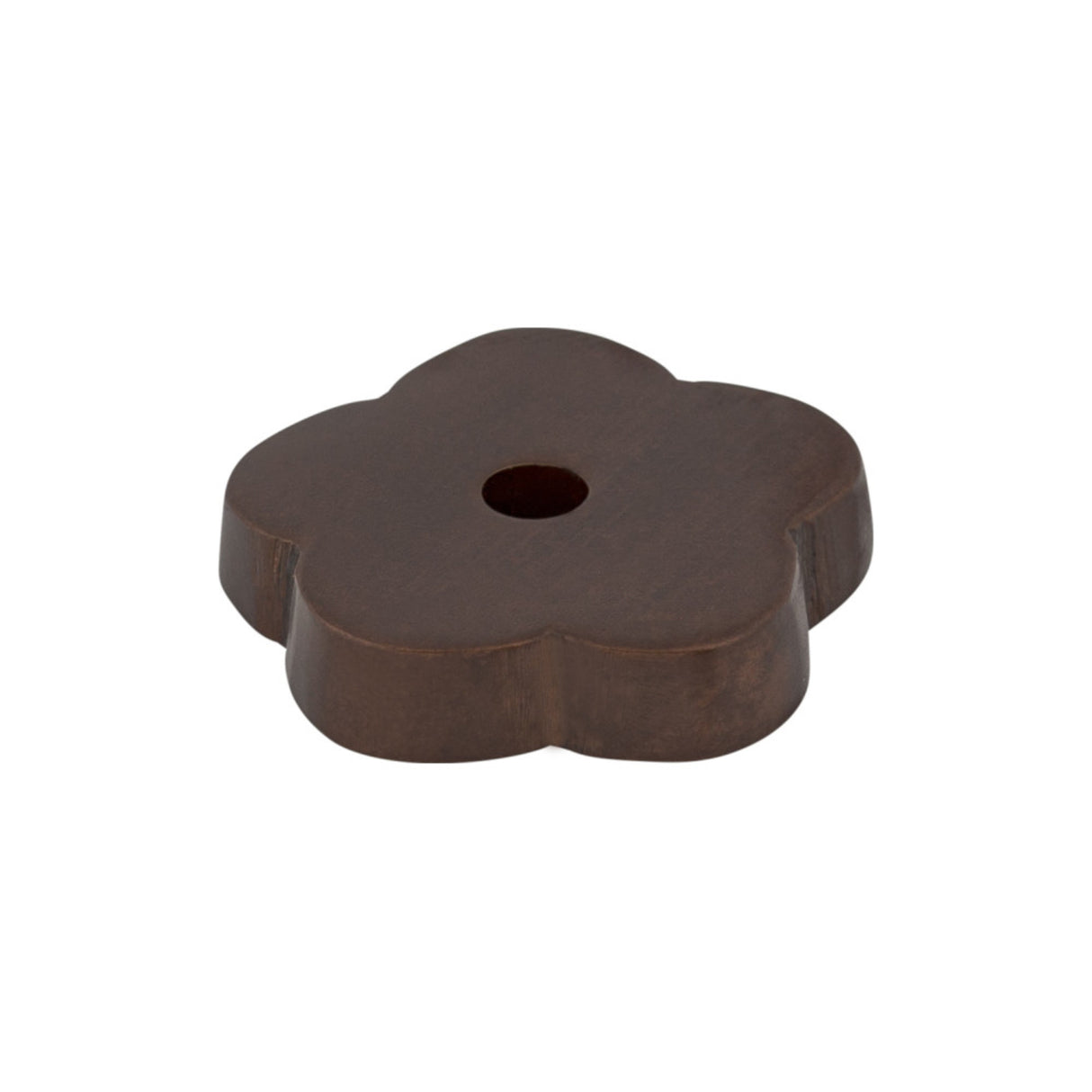 Top Knobs M1428 Aspen Flower Knob Backplate Mahogany Bronze