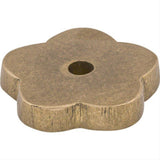 Top Knobs M1426 M142 Aspen Flower 1" Knob Backplate Light Bronze