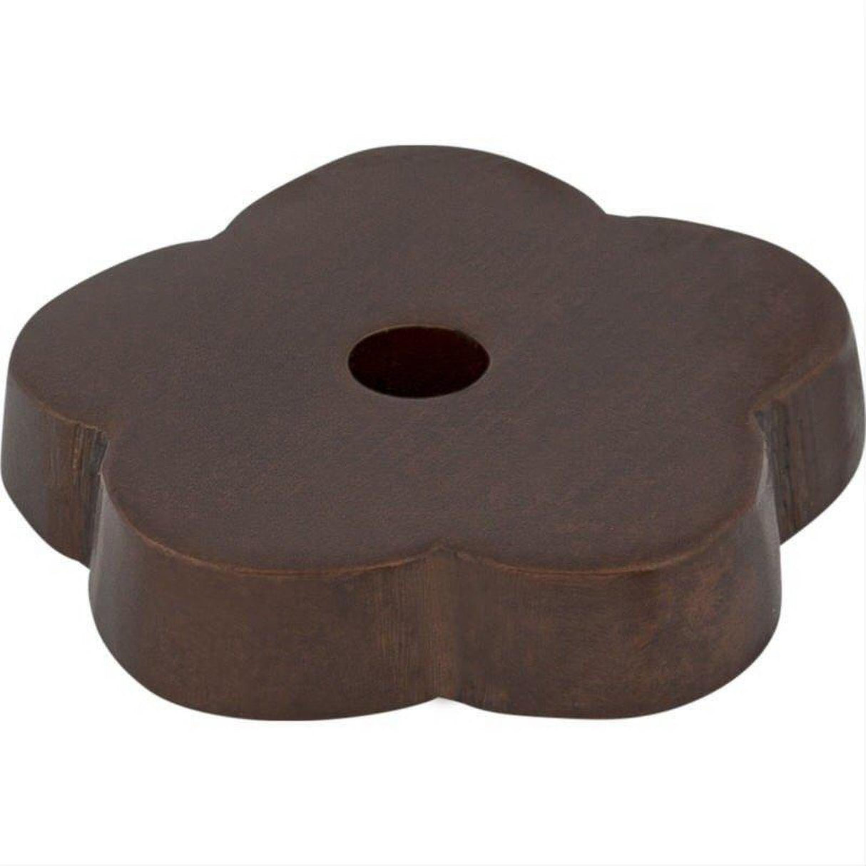 Top Knobs M1428 M142 Aspen Flower 1" Knob Backplate Mahogany Bronze