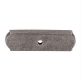 Top Knobs M1430 Aspen Rectangle Backplate 2-1/2" Silicon Bronze Light