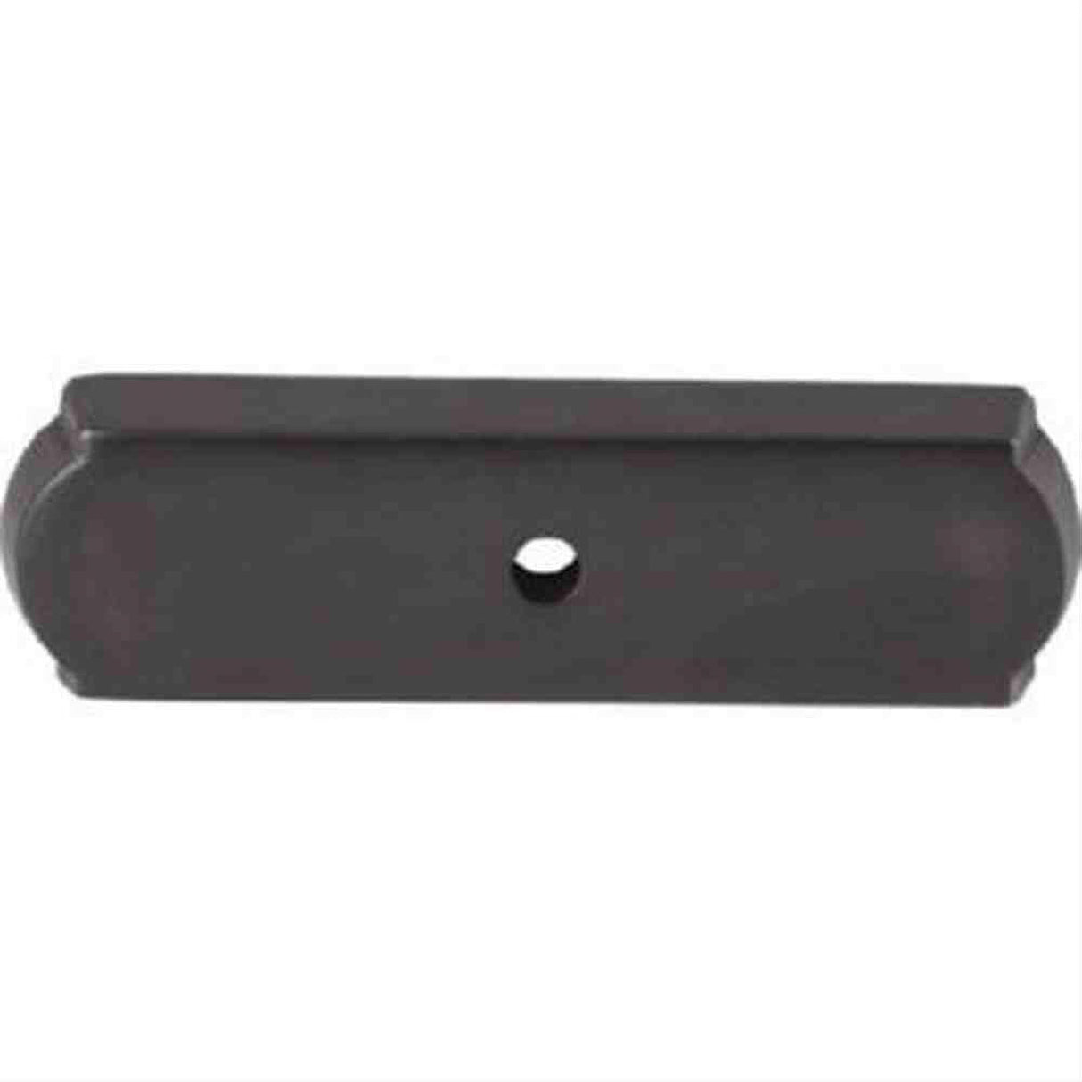 Top Knobs M1432 Aspen Rectangle Backplate 2-1/2" Medium Bronze