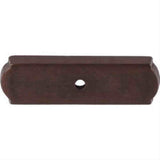 Top Knobs M1433 Aspen Rectangle Backplate 2-1/2" Mahogany Bronze