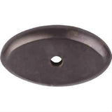 Top Knobs M1437 Aspen Oval Backplate 1-1/2" Medium Bronze