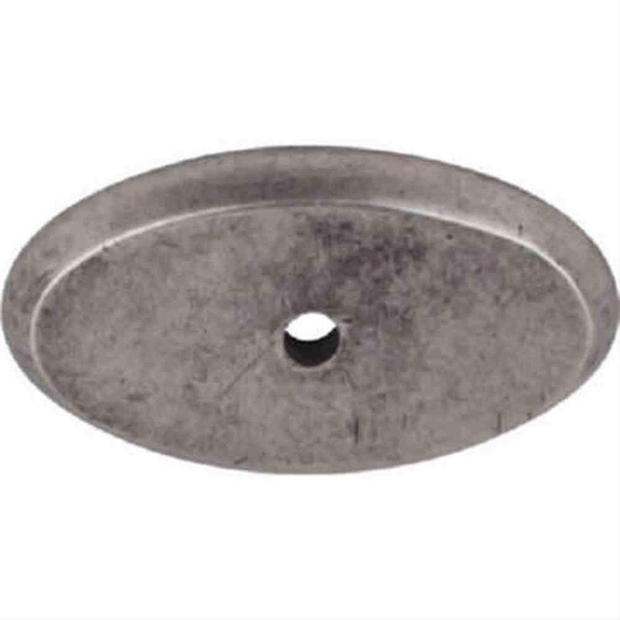 Top Knobs M1440 Aspen Oval Backplate 1-3/4" Silicon Bronze Light
