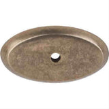 Top Knobs M1441 Aspen Oval Backplate 1-3/4" Light Bronze