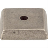 Top Knobs M1445 M144 Aspen Square 7/8" Knob Backplate Silicon Bronze Light