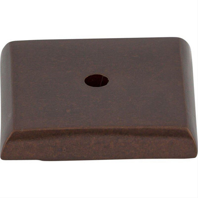 Top Knobs M1453 M145 Aspen Square 1 1/4" Knob Backplate Mahogany Bronze