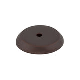 Top Knobs M1463 Aspen Round Knob Backplate Mahogany Bronze