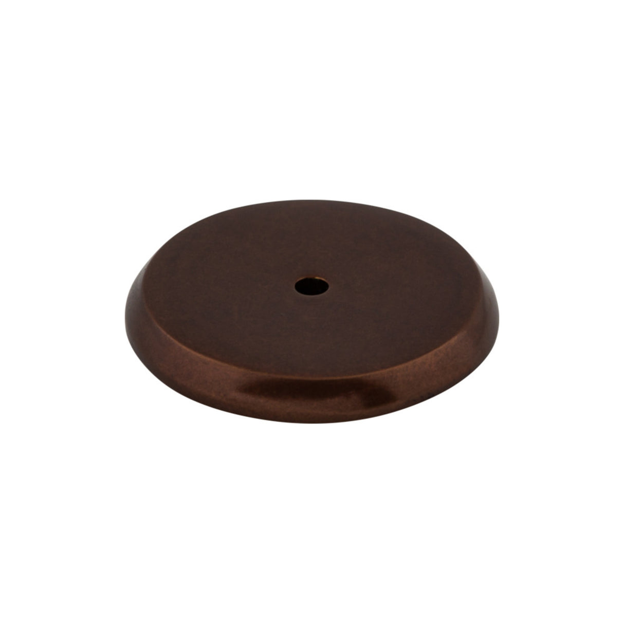 Top Knobs M1468 Aspen Round Knob Backplate Mahogany Bronze