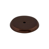 Top Knobs M1468 Aspen Round Knob Backplate Mahogany Bronze