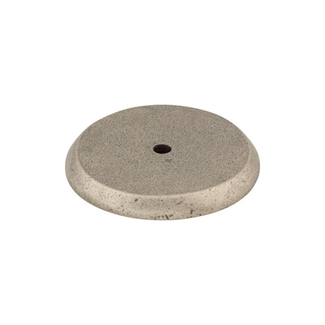 Top Knobs M1465 Aspen Round Knob Backplate Silicon Bronze Light