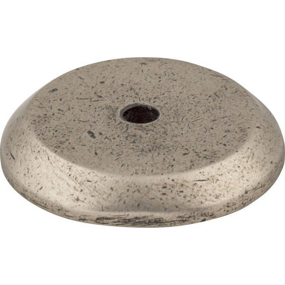 Top Knobs M1460 M146 Aspen Round 1 1/4" Knob Backplate Silicon Bronze Light