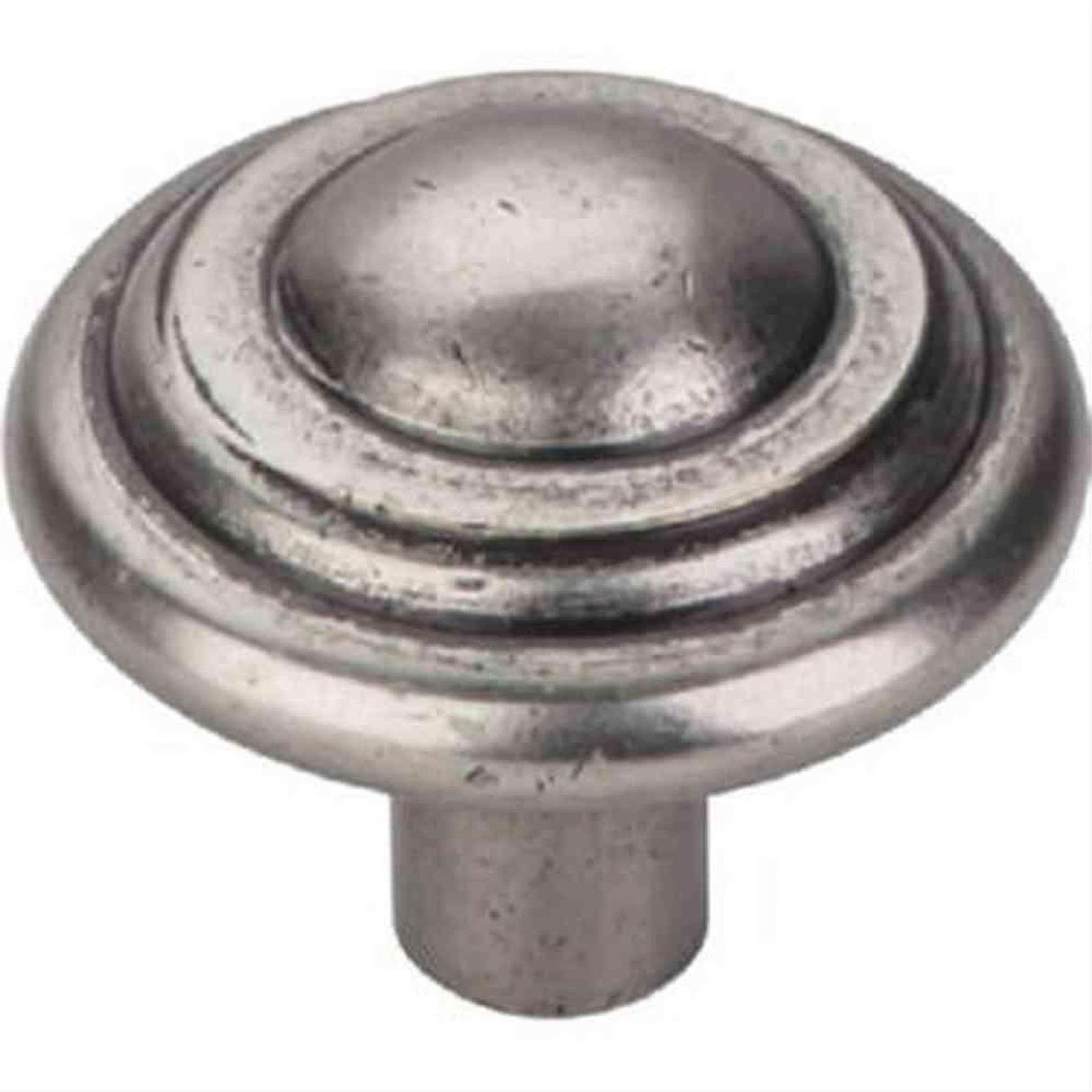 Top Knobs M1475 Aspen Button Cabinet Knob 1-3/4" Silicon Bronze Light