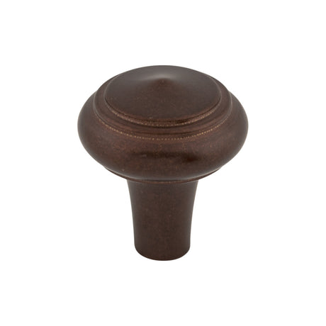 Top Knobs M1488 Aspen Peak 1 1/4" Diameter Round Knob Mahogany Bronze