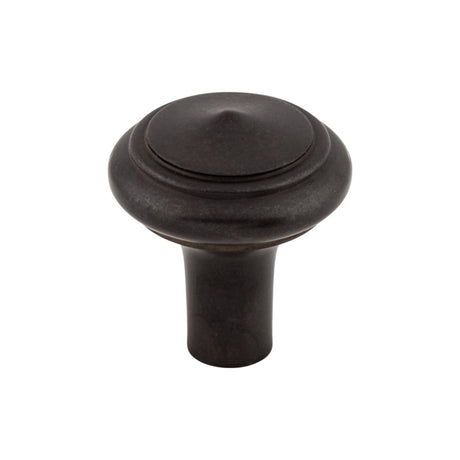 Top Knobs M1487 Aspen Peak 1 1/4" Diameter Round Knob Medium Bronze