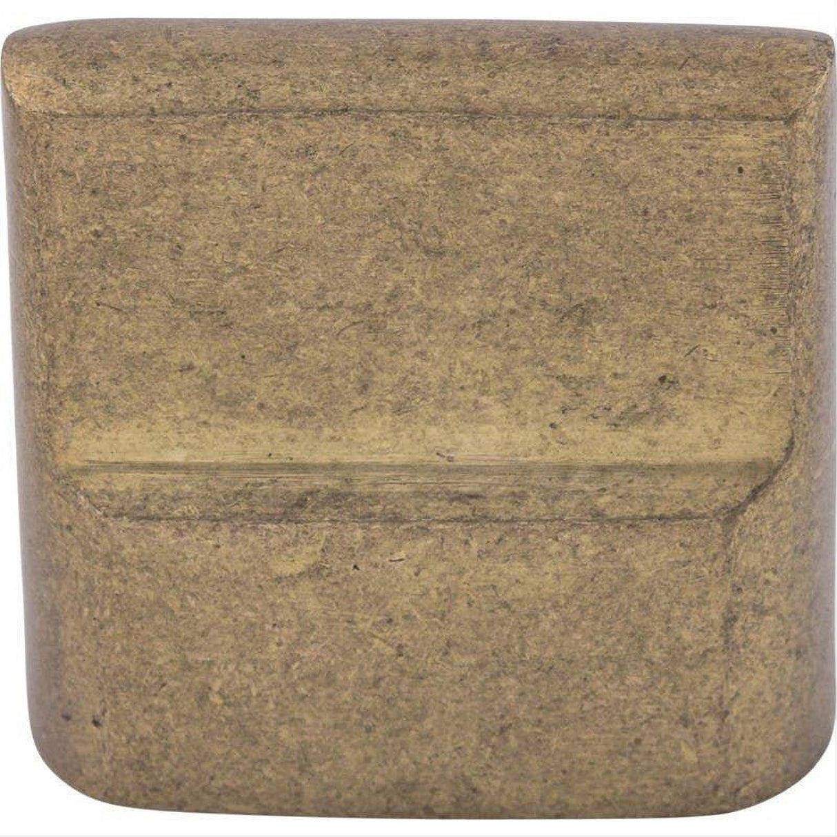 Top Knobs M1501 M150 Aspen Flat Sided 7/8" Center to Center Length Rectangle Knob Light Bronze