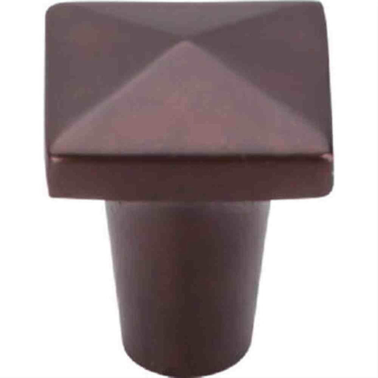 Top Knobs M1513 Aspen Square Cabinet Knob 7/8" Mahogany Bronze