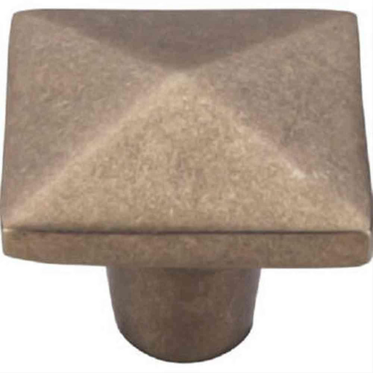 Top Knobs M1521 Aspen Square Cabinet Knob 1-1/2" Light Bronze