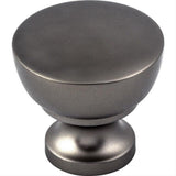 Top Knobs M1567 M1 Bergen 1 1/4" Diameter Mushroom Cabinet Knob Ash Gray
