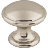 Top Knobs M1582 Emboss 1 1/4" Diameter Mushroom Cabinet Knob Polished Nickel